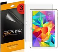 📱 защитная пленка supershieldz clear pet для samsung galaxy tab s 10.5 дюймов (3 шт.), защита высокой четкости логотип