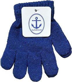 img 2 attached to Красочные тянущиеся варежки для девочек - Аксессуары Yacht Smith для холодной погоды