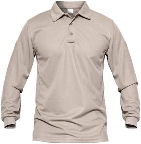 img 3 attached to 👕 CRYSULLY Men's Outdoor Performance Sleeve Tactical Shirts: Superior Quality and Style