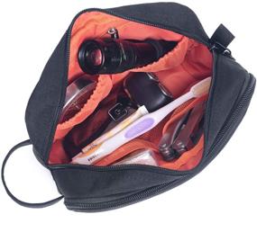 img 1 attached to Jumppmile Men's Waterproof Travel Toiletry Bag: Ultimate Dopp Kit Organizer for the Modern Adventurer