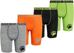 img 4 attached to 🐻 Optimized Black Bear Performance Compression Boys' Active & Dry Fit Clothing