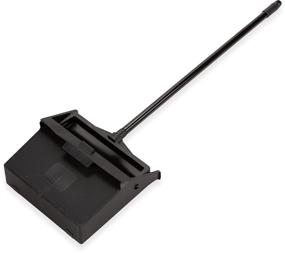 img 1 attached to 🧹 Carlisle Paddles 36141003 Duo-Pan 1-Piece Lobby Dust Pan, Metal Handle, 2.5ft Overall Height, Black