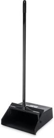 img 4 attached to 🧹 Carlisle Paddles 36141003 Duo-Pan 1-Piece Lobby Dust Pan, Metal Handle, 2.5ft Overall Height, Black