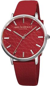 img 4 attached to Bruno Magli Womens Italian Leather Women's Watches and Wrist Watches