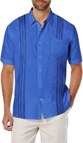 img 4 attached to COOFANDY Western Regular 👕 Fit Men's Shirts with Embroidered Sleeves