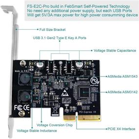 img 2 attached to FebSmart Ports 16Gbps Bandwidth Build Self Powered FS E2C Pro