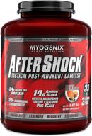 🏋️ myogenix aftershock tactical post workout: unlimited muscle growth with anabolic whey protein, mass building carbohydrates, amino stack, creatine, glutamine+bcaas, orange avalanche - 5.82 lbs logo