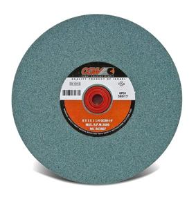 img 1 attached to CGW 8x1x1-1/4 T1 GC80-I-V Bench Wheel: High-Quality Green Silicon Carbide | Buy One Wheel Per Lot