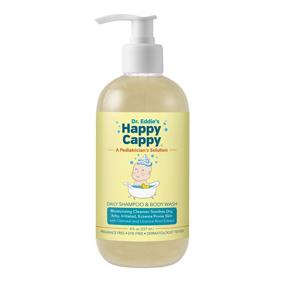 img 4 attached to 🌿 Dr. Eddie's Happy Cappy Daily Shampoo & Body Wash for Children, Soothes Dry, Itchy, Sensitive, Eczema Prone Skin, Dermatologist Tested, Fragrance-Free, Dye-Free, 8 oz