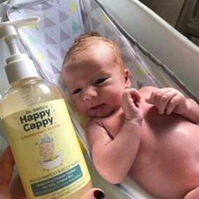img 1 attached to 🌿 Dr. Eddie's Happy Cappy Daily Shampoo & Body Wash for Children, Soothes Dry, Itchy, Sensitive, Eczema Prone Skin, Dermatologist Tested, Fragrance-Free, Dye-Free, 8 oz