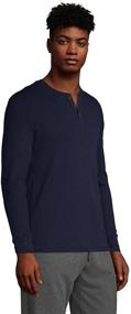 img 2 attached to 👕 Lands End Men's Regular Medium Henley Clothing