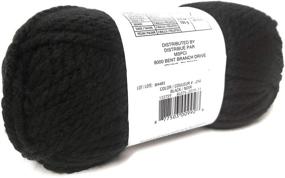 img 1 attached to 🧶 Loops and Threads Yarn Charisma - Black 3.5 ounces: Premium Quality Ball for Crafting