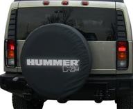 🚙 authentic boomerang non-reflective soft tire cover for 2002-2004 hummer h2 - genuine gm licensed logo