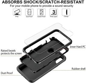 img 2 attached to Protector Protection Shockproof Protective Case（Black）