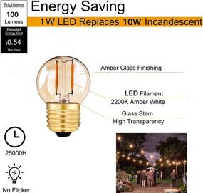 img 1 attached to 💡 Dimmable Edison Vintage Filament Bulb - SEO-Enhanced Equivalent