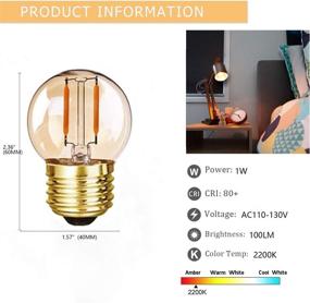 img 3 attached to 💡 Dimmable Edison Vintage Filament Bulb - SEO-Enhanced Equivalent