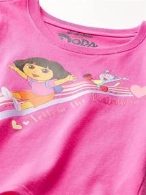 img 1 attached to 👕 Dora Explorer Lavender Toddler T Shirt: Girls' Clothing for Tops, Tees & Blouses