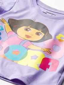 img 2 attached to 👕 Dora Explorer Lavender Toddler T Shirt: Girls' Clothing for Tops, Tees & Blouses