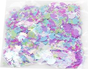 img 1 attached to Unicorns Confetti Iridescent Pastel Colors