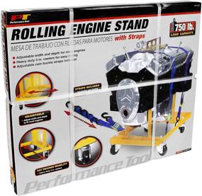 img 2 attached to High-Capacity Performance Tool W41037 Engine Stand with Straps - 750 lbs Load-Bearing Capacity