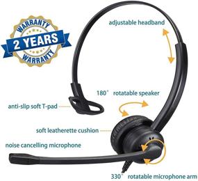 img 3 attached to 💻 Enhanced USB Headset: Ideal for Zoom, MS Teams, Skype, Online Meetings, and Virtual Learning