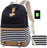 backpack bookbag college charging 4 black backpacks logo