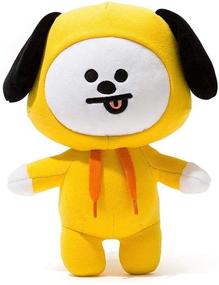 img 4 attached to 🐶 Yellow Puppy Plush Toy: Soft Cartoon Cushion Pillow for Warmth and Cute Stuffed Animal Fun