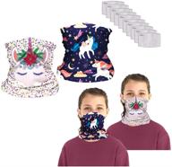 gomreck protection bavaclava bandana: stylish cycling girls' accessories & fashion scarves logo