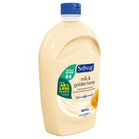 img 1 attached to 🧴 Softsoap Milk and Golden Honey Hand Soap Refill - Bulk Size, Premium Scented Liquid Soap - 300 Fluid Ounces (Case of 6 Bottles)