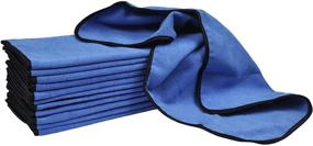 img 4 attached to 🧺 Professional Cleaning and Fast Drying Microfiber Towels, 390GSM, 16x24 Inches, 12 Pack by Detailer's Preference
