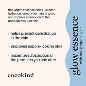 img 3 attached to 🌊 Cocokind Sea Grape Caviar Glow Essence, Hydrating Face Mist, Enhances Water Retention, 2 oz