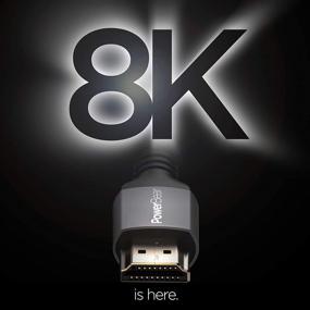 img 3 attached to 🔌 PowerBear 8K HDMI Cable: 10ft, High Speed, Braided Nylon & Gold Connectors, 8K @ 60Hz, 4K @ 120Hz | Perfect for Laptop, Monitor, PS5, Xbox One, Apple TV & More