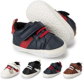 img 4 attached to 👟 Stylish and Comfortable Meckior Toddler Walkers Sneakers for Boys – Shoes and Sneakers Perfect for Your Little One
