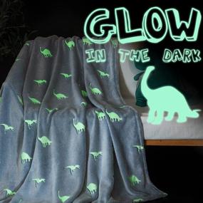 img 4 attached to 🦖 Vangao Dinosaur Pattern Halloween Kids' Home Store Blanket: Cozy and Fun Bedtime Essential!