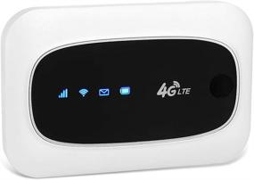 img 4 attached to 🌐 KuWFi 4G LTE Mobile WiFi Hotspot Travel Router Wireless SIM Routers SD SIM Card Slot LTE FDD/TDD Support for Europe Africa Asia Oceania