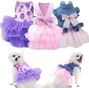 img 4 attached to Sebaoyu Dresses Clothing Breathable Chihuahua