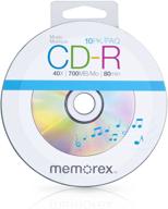 📀 memorex 40x 700mb 80 min music cd-r discs - 10 pack, 99055 logo