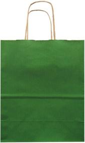 img 2 attached to 🌍 Jillson Roberts Bulk Medium Recycled Kraft Bags: 13 Colors, Green, 250-Count (BMK913) - Eco-Friendly Gift Packaging Solution