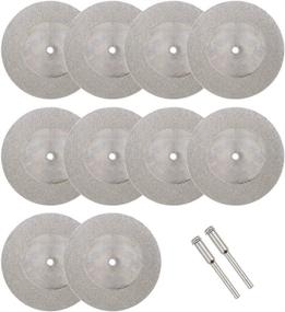 img 3 attached to 💎 uxcell 10 Pcs 50mm Diamond Cutting Wheels - Ultimate Rotary Tool Accessory for Precision Cuts