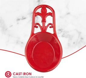 img 3 attached to 🥄 Cast Fleur Spoon for Home Basics