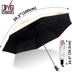 img 2 attached to ☂️ Jingchoose Windproof Compact Folding Umbrella