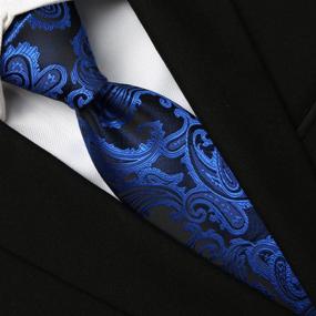 img 2 attached to KissTies Magnetic Paisley Wedding Neckties