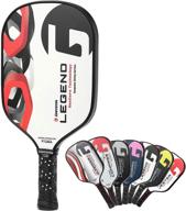 gamma legend neucore pickleball paddles: enhanced grip & premium composite design - usapa-approved thicker large-cell core for optimal performance - innovative honeycomb grip - white logo