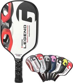 img 4 attached to Gamma Legend NeuCore Pickleball Paddles: Enhanced Grip & Premium Composite Design - USAPA-Approved Thicker Large-Cell Core for Optimal Performance - Innovative Honeycomb Grip - White