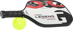 img 2 attached to Gamma Legend NeuCore Pickleball Paddles: Enhanced Grip & Premium Composite Design - USAPA-Approved Thicker Large-Cell Core for Optimal Performance - Innovative Honeycomb Grip - White