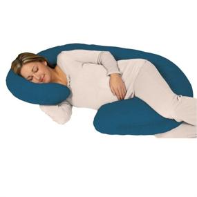 img 2 attached to 💤 Experience Ultimate Comfort with Leachco Snoogle Chic Jersey Body Pillow in Sand