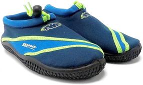 img 1 attached to Wetshoes for Athletic Girls 👟 - TWF Snapper Multicolored Black Shoes