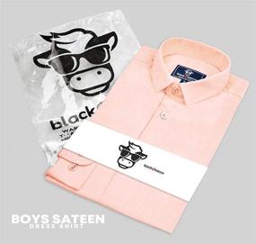 img 1 attached to 👕 Boys' Sateen Sleeve Signature Clothing and Tops in Black Bianco, featuring Tees & Shirts