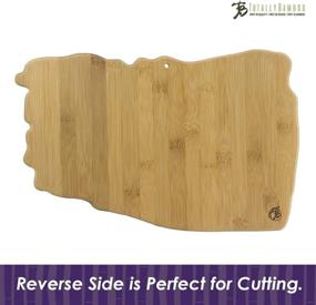 img 1 attached to San Diego City Life Bamboo Serving and Cutting Board by Totally Bamboo