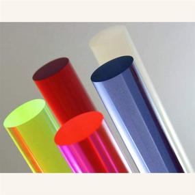 img 3 attached to 🔬 Premium Acrylic Lucite Rod Dowel - 12.7mm Diameter for Versatile Applications